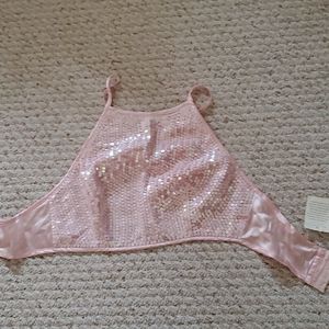 Pink lingerie top